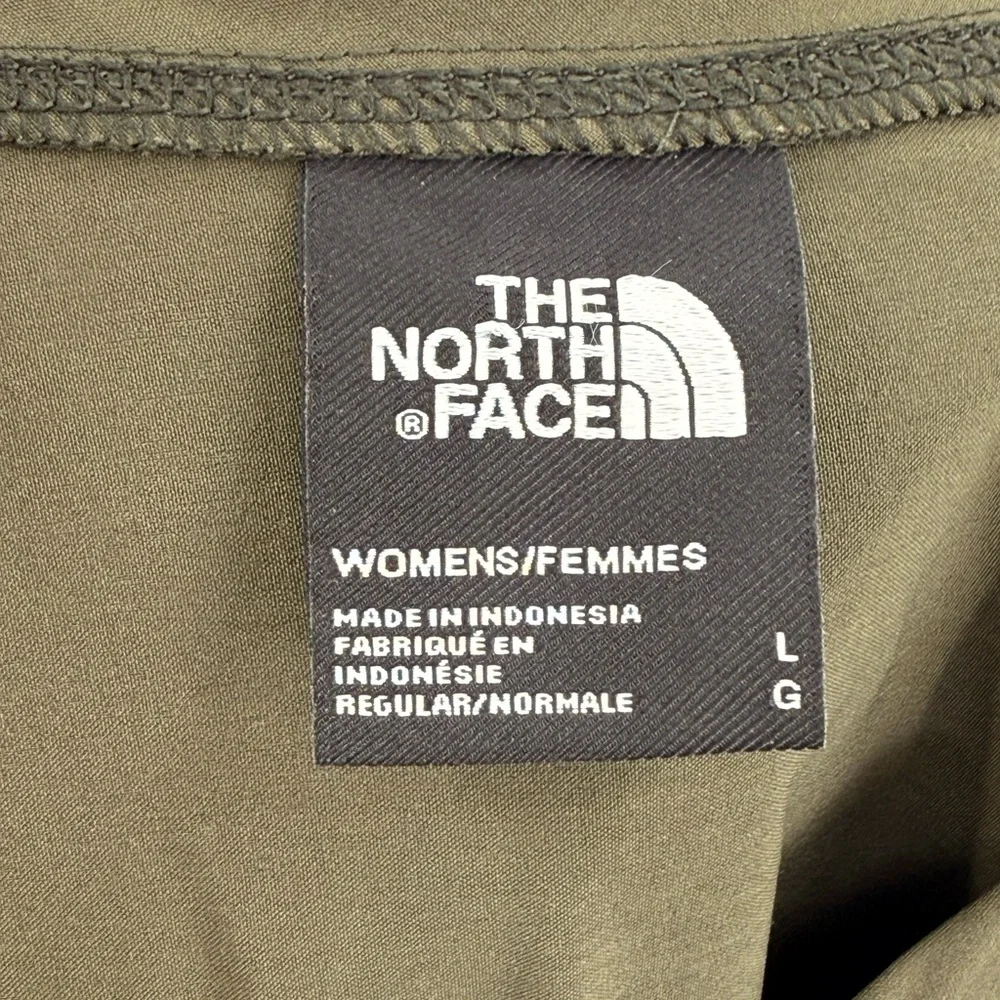 The North Face Never Stop Wearing Sage Green Active Dress Drawstring Waist SZ-L - Picture 4 of 13